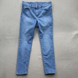 Mott & Bow Jeans Womens 31x28 Blue Mid-Rise Skinny‎ Stretch Denim Medium Wash